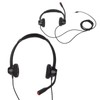 Binaural 3.5mm Business Headset Double Sided Headset with HD Stereo