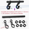BRCOVAN Aluminum Alloy Handlebar Extender Extensions with 11.81'' Long Cross