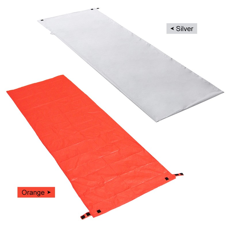TOMSHOO Portable Warming Single Sleeping Bag Reflective Lock Temperature Outdoor