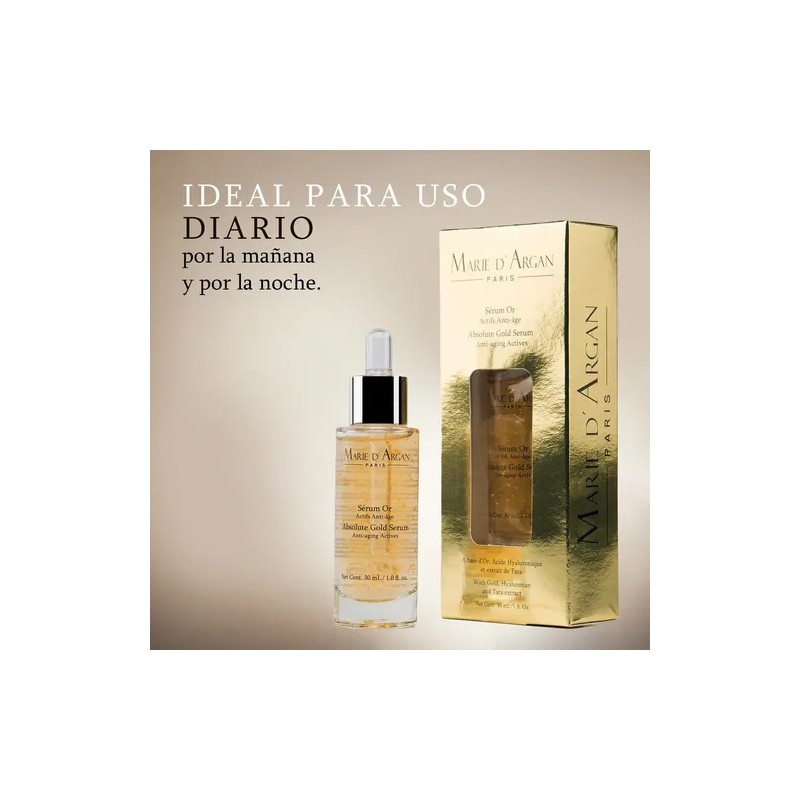 Sérum Oro 24K Marie dArgan con Ácido Hialurónico y Algas