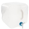 UST 5 Gal Water Carrier Cube with Collapsible, Transparent, Compact
