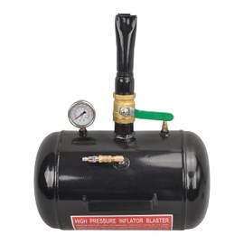 5 Gallon Air Tire Bead Seater 110 PSI Blaster Tool Seating Tire Inflator with Gauge by GESEXI - Car Truck ATV Tire Inflator Tank,Black