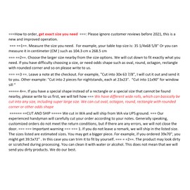 CUSTOM Exact Size Cut 1.5 MM 16 Gauge Waterproof Daisy Pattern Or Crystal Clear Soft Glass PVC PVC pad Tablecloth Table Kitchen Topper Protector (Tranparency, 60x100")