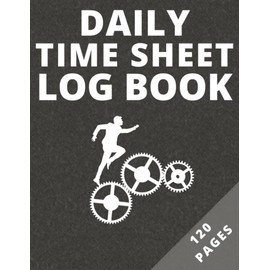 Daily Time Sheet Log Book 120 pages: Time Blocking and To Do List with Blank Hourly Notepad for Personal Planning- Organizer Notepad for Work - Brain ... Notebook - 120 Undated Sheets 8.5" x 11"