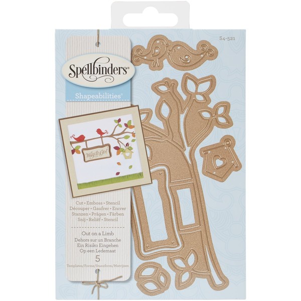 Spellbinders S4-521 Shapeabilities Out on a Limb Etched/Wafer Thin Dies