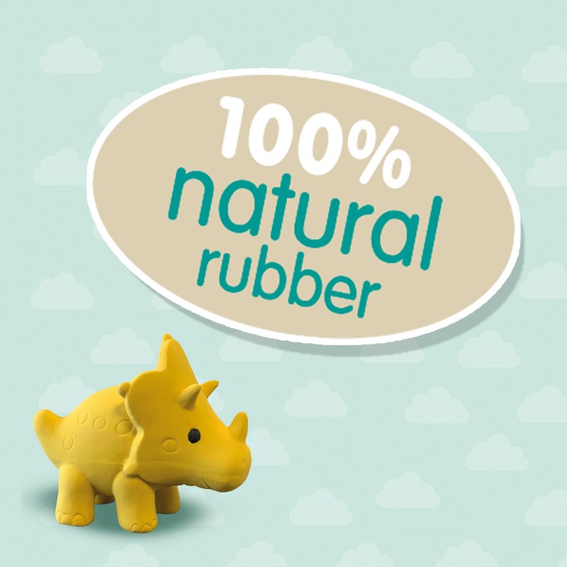 SES Creative 13212 Bad Triceratops 100% Natural Rubber Various Colours