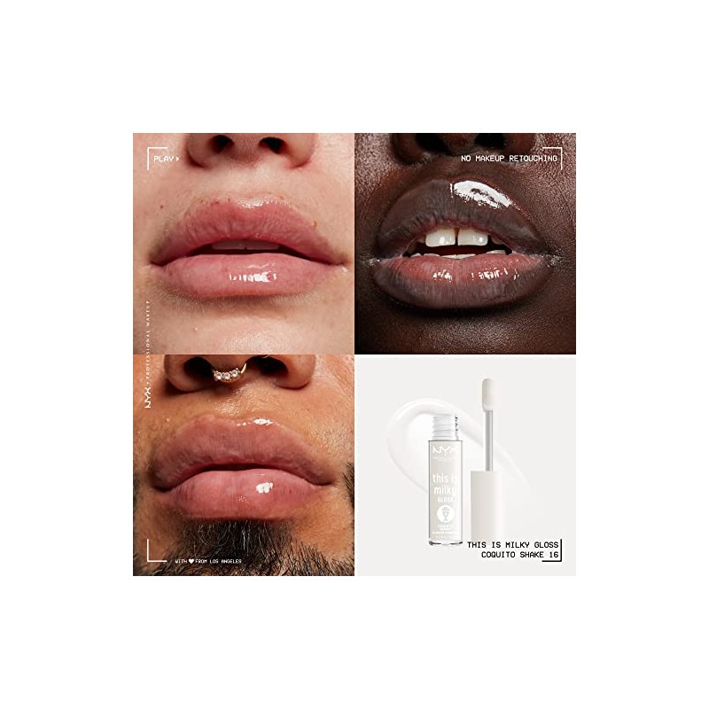 NYX PROFESSIONAL MAKEUP This Is Milky Gloss, Lip Gloss with