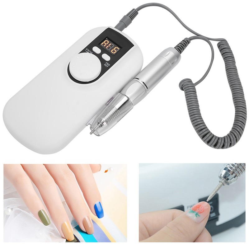 35000RPM Portable Nail Drill Machine Electric Nail Grinding Polisher Manicure