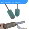 Luo ke 20 Pcs Rubber Polishing Bits, 1/8'' Shank Silicone