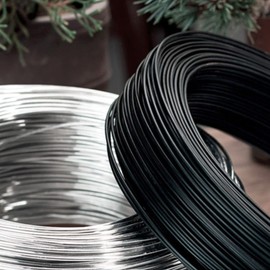 Aluminum Craft Wire 15 Gauge 1.5mm 30m Anodized Black Al Wires Bead Model Making Art Craft DIY Embellishment Decoration Florist Supplies