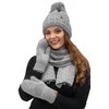 Vivisence Stylish Women's Mittens Made Of Warm And Soft Yarn