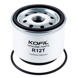 R12T Replacement Filter Element Fuel Filter/Water Separator, Replaces# Racor S3240 18-7987 R12T 120AT NPT ZG1/4-19, for Marine Engine