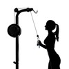 Gym Machine Used Cable Replacement - Adjustable 200cm Solid Steel