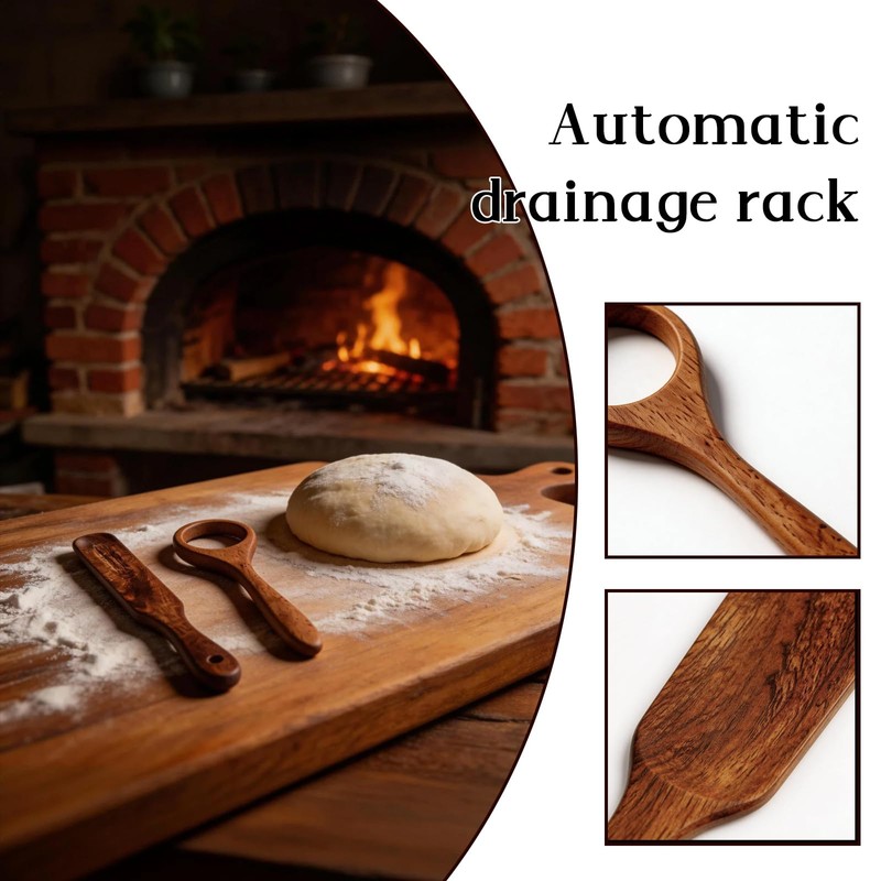 Danish Dough Whisk & Bread Whisk Set, Wooden Sourdough Whisk