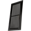 Repa Market 10'' x 3'' Inch (Inside Dimensions) Plastic Black