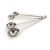 RSVP International Measuring Spoons, Long, Stainless Steel