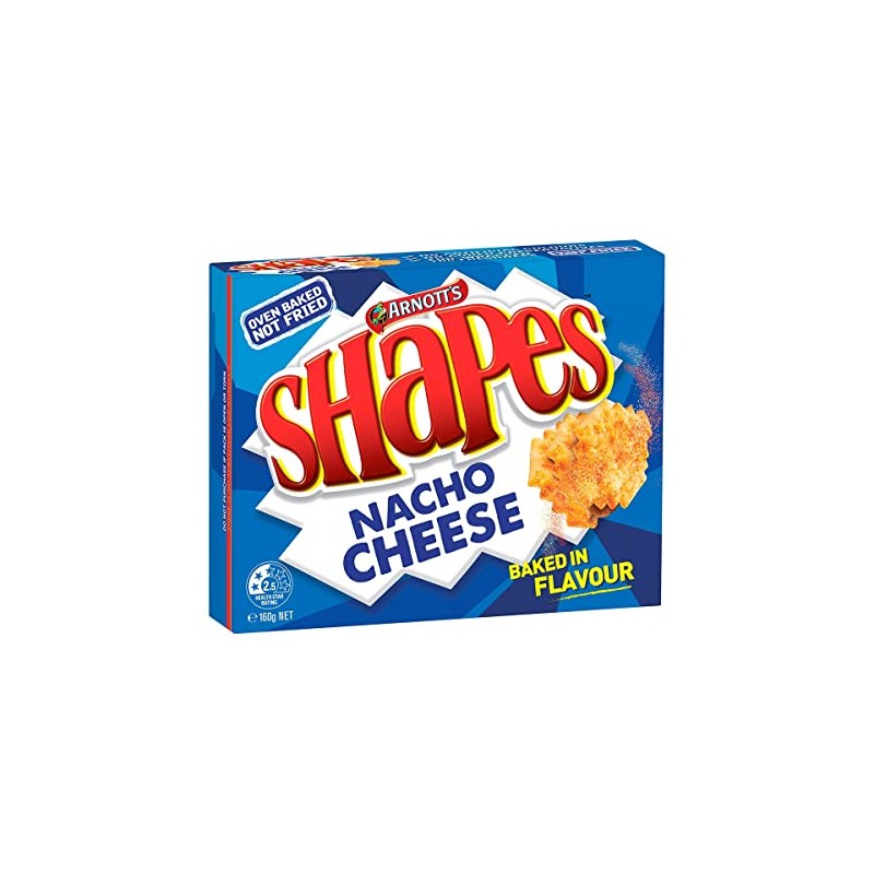Arnott's Shapes Nacho Cheese - 160g