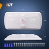 Nilight 2pcs RV Interior Lights 12V-24V LED Ceiling Light Fixture