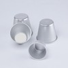 Ragyzity 6pcs Pudding Moulds, Aluminum Muffin Tin Dariole Moulds Egg