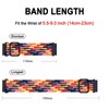 BISONSTRAP Nylon Watch Straps 20mm, Adjustable Braided Loop Bands for