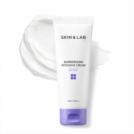 [SKIN&LAB] Barrierderm Intensive Cream 100ml, Skin Barrier Korean Face Cream Moisturizer, Panthenol, light texture, face and body cream, Gentle for All Ages (3.38 fl oz.) | Korean Skin Care