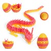 FANGHENG 3D Printed Dragon Egg Mysterious Dragon Toy Realistic Movable