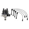 TRQ Ignition Coil Kit 2 Piece Distributor Compatible with 1997