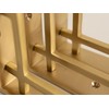 Satin Brass Art Deco Solid Brass Brackets | Brass Shelving