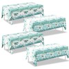4 Pack Summer Party Tablecloth Ocean Turtle Tablecloth Under The