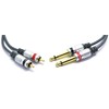 RCA to 6.3 mm Jack Cable 1 m VITALCO 2