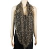 echomerx Confetti Infinity Scarf, Black and Beige