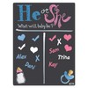 Cohas Baby Gender Reveal Voting Board with Basic Theme and
