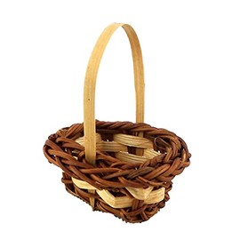Melody Jane Dolls House Wicker Shopping Basket Woven Miniature Accessory