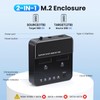 Dual Bay NVMe M.2 SSD Docking Station, USB 3.2 Gen2x2