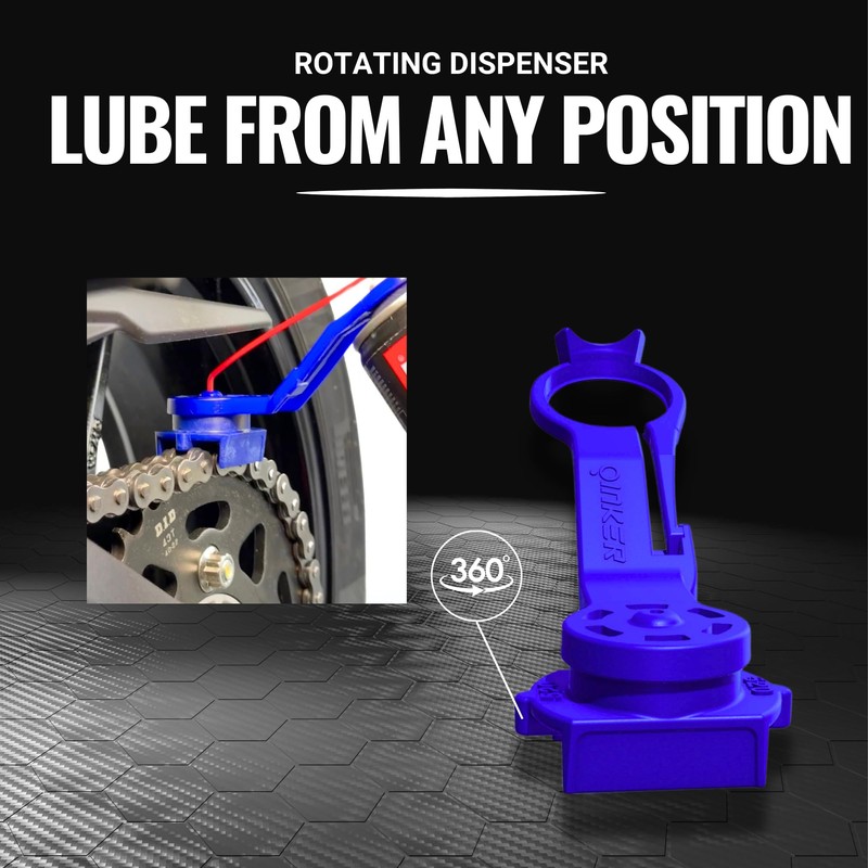 Oinker® Chain Lube Applicator – [Eliminate Overspray and Fling-Off with