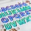 LET'S RESIN Letter Molds for Resin, Ocean Wave Texture Alphabet