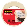 Scotch Masking Tape, 0.70 in x 54.6 yd, Applies Easily,