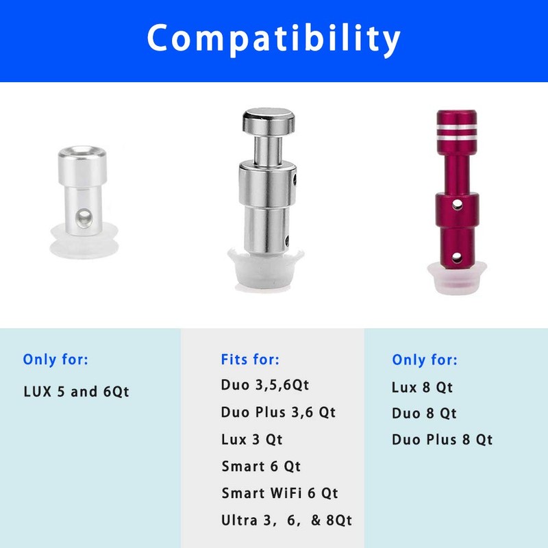 Steam Release Handle,Float Valve Replacement Parts with Anti-Block Shield For