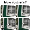 60pcs Window Screen Clips, White Storm Window Clips with 60