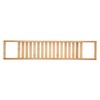 Bamboo Bathtub Tray Simple Durable Bathtub Rack Book Wine Holder