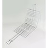 Tredoni 8x8-inch Stainless Steel BBQ Turn-Over Grill Net Clamp -