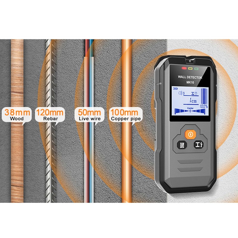 GAMWATER 5 in 1 Wall Scanner Metal Tube Detector with