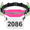 RJ-Sport Triathlon Belt with Pouch - Race Number Bib Holder