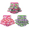 Pañales Lavables para Perros Hembra, Paquete 3 Vestidos Faldas Reutilizables,