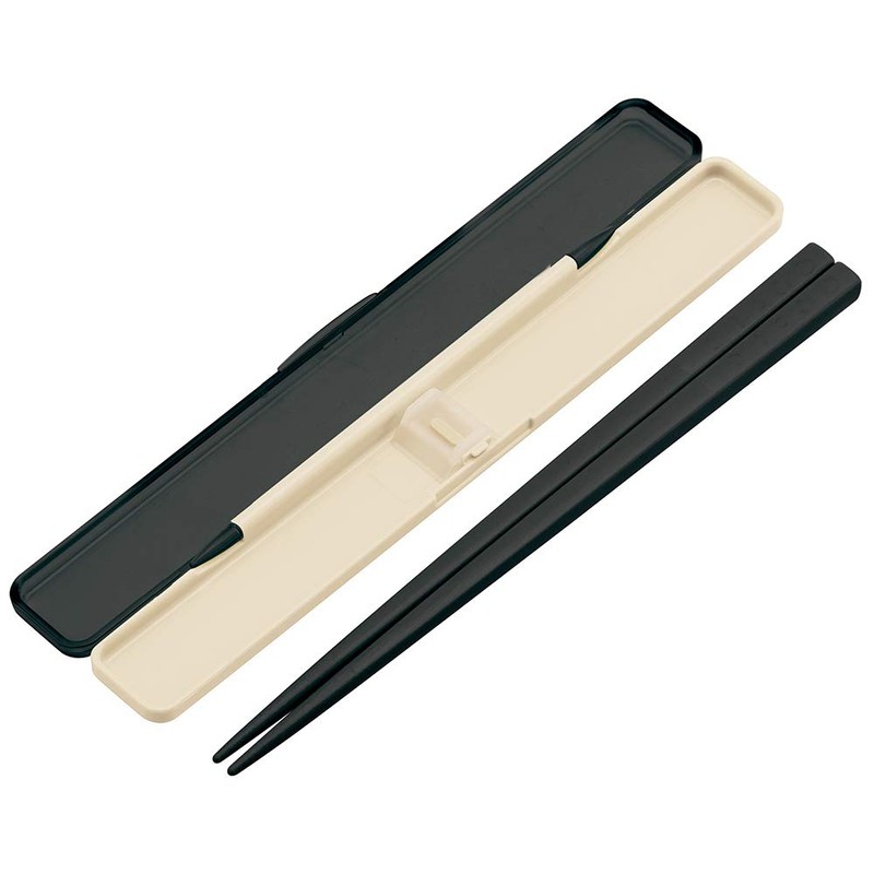 Skater ABC45AG Ag+ Silver Ion Chopsticks & Case Set, 8.3