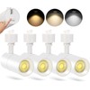 VANoopee 3-Color 10W H Track Lighting Heads Dimmable LED Track