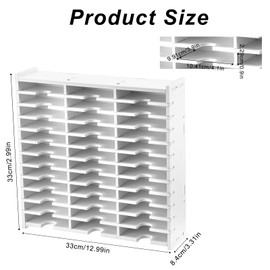 36 Slots Ink Pad Printing Storage Box Large Capacity Items Plastic Racks for DIY Craft Supplies