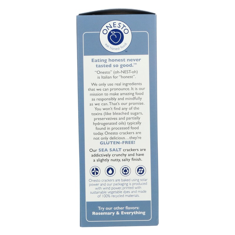 ONESTO Sea Salt Crackers, 4 OZ