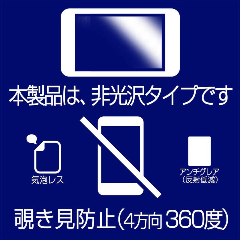 Sony WALKMAN NW-A100 Series (NW-A100TPS/A105/A105HN/A106/A107) [Peeping Prevention] LCD Protective Film,