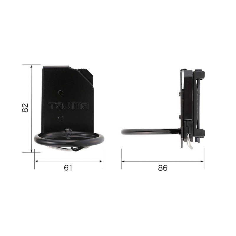 TJM Design SFKHI-H1 Detachable Tool Holder, High Strength Steel, 1